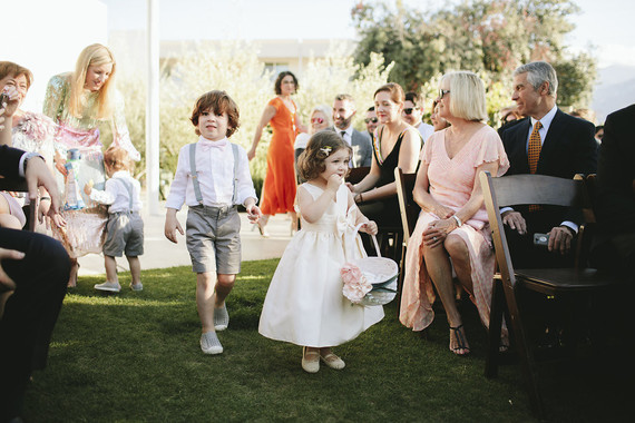 Colorful modern Palm Springs wedding at the Ace Hotel
