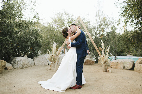 Colorful modern Palm Springs wedding at the Ace Hotel