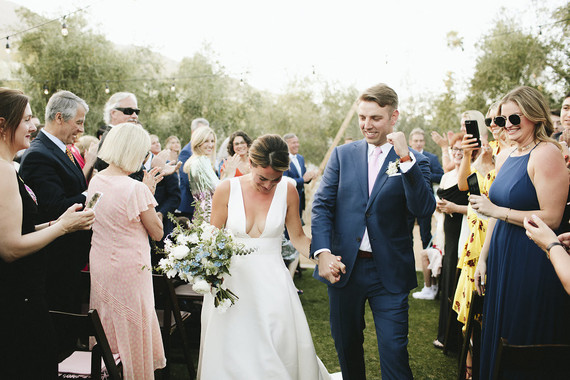 Colorful modern Palm Springs wedding at the Ace Hotel