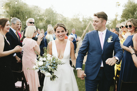 Colorful modern Palm Springs wedding at the Ace Hotel