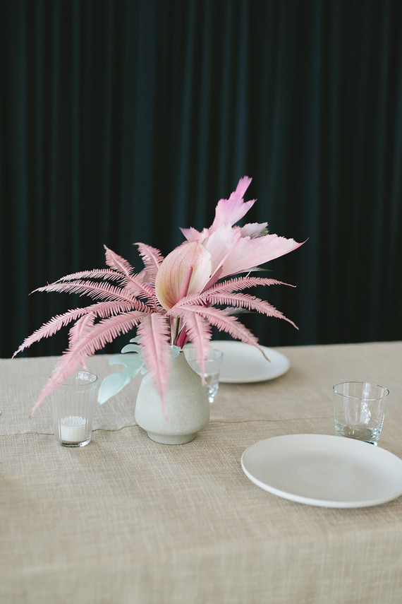 Colorful modern Palm Springs wedding at the Ace Hotel