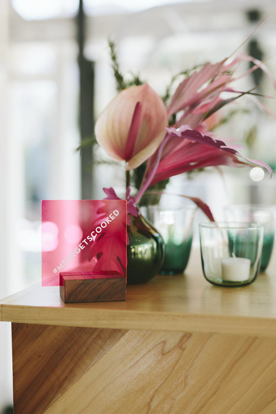 Colorful modern Palm Springs wedding at the Ace Hotel