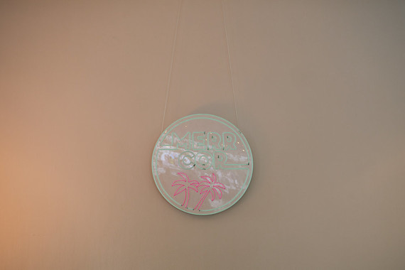 Colorful modern Palm Springs wedding at the Ace Hotel