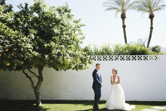 Colorful modern Palm Springs wedding at the Ace Hotel