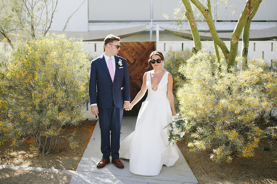 Colorful modern Palm Springs wedding at the Ace Hotel