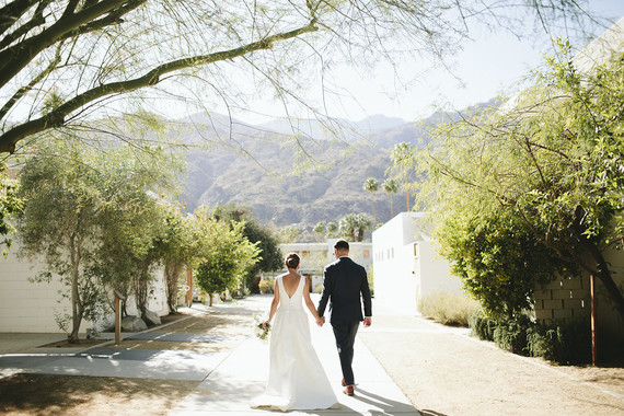 Colorful modern Palm Springs wedding at the Ace Hotel