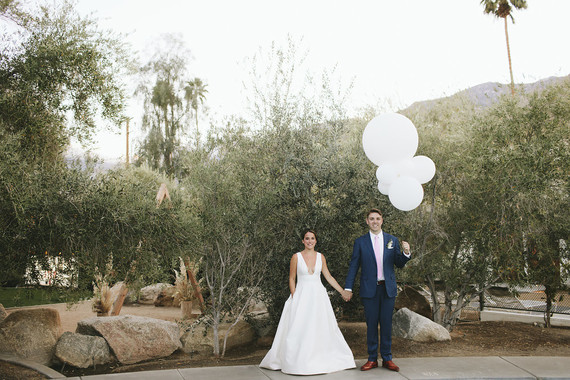 Colorful modern Palm Springs wedding at the Ace Hotel