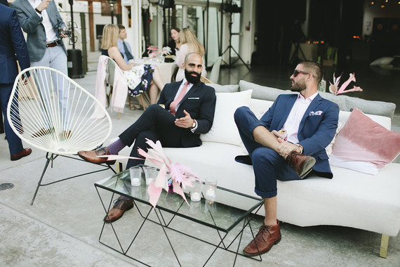 Colorful modern Palm Springs wedding at the Ace Hotel