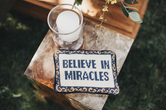 Intimate, elegant backyard wedding in Santa Barbara