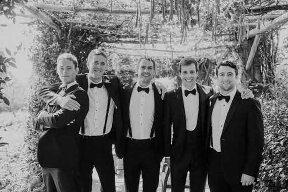 Intimate, elegant backyard wedding in Santa Barbara