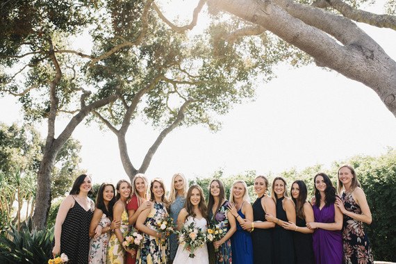 Intimate, elegant backyard wedding in Santa Barbara