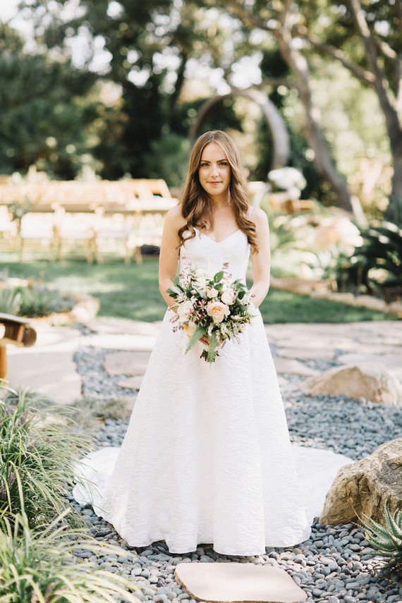 Intimate, elegant backyard wedding in Santa Barbara
