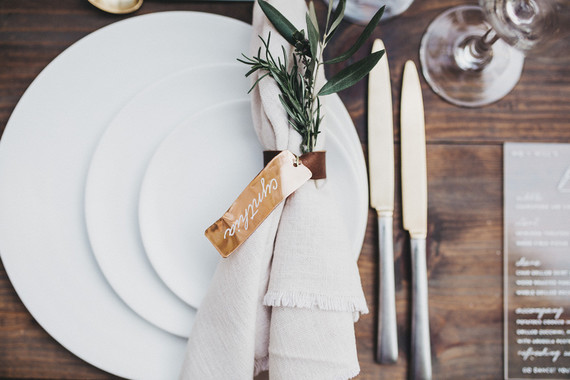 Intimate, elegant backyard wedding in Santa Barbara