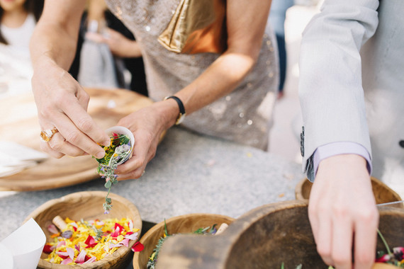 Intimate, elegant backyard wedding in Santa Barbara