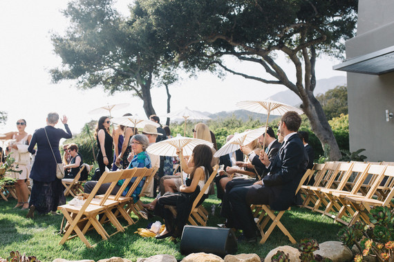 Intimate, elegant backyard wedding in Santa Barbara
