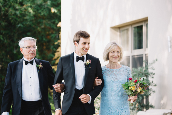 Intimate, elegant backyard wedding in Santa Barbara
