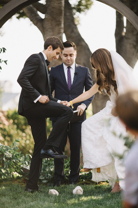 Intimate, elegant backyard wedding in Santa Barbara