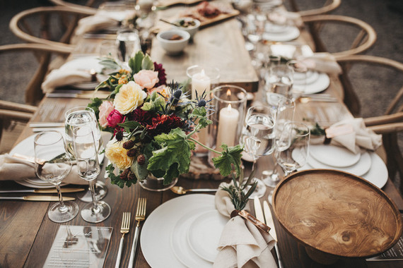 Intimate, elegant backyard wedding in Santa Barbara