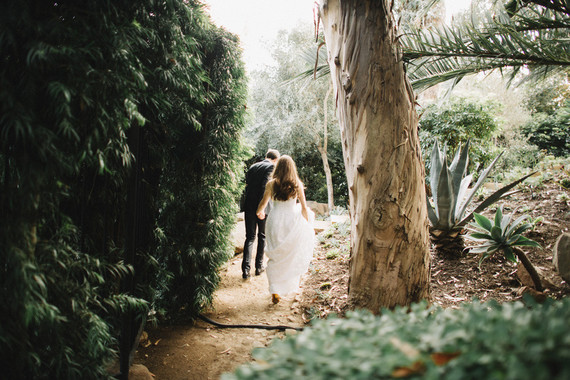 Intimate, elegant backyard wedding in Santa Barbara