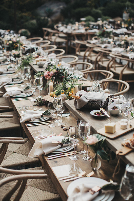 Intimate, elegant backyard wedding in Santa Barbara