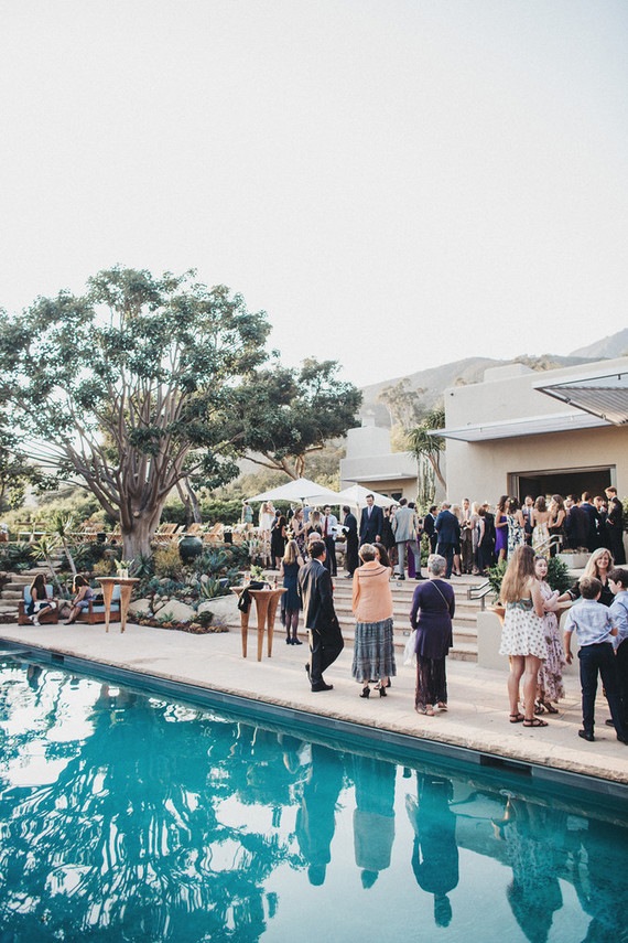 Intimate, elegant backyard wedding in Santa Barbara