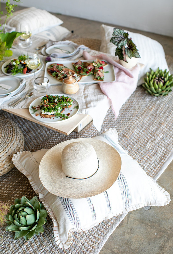 Garden inspired dinner party