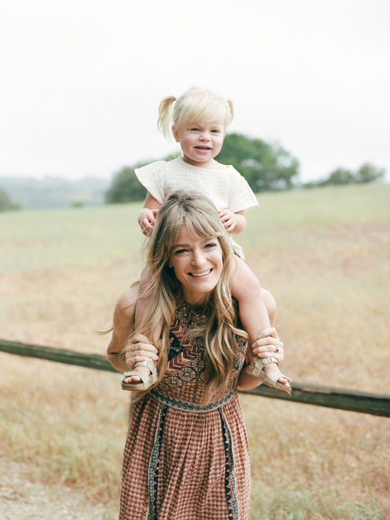 Spring wildflower family session in Topanga Canyon by Hello Pinecone