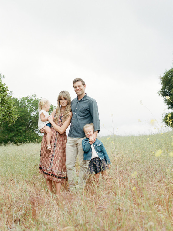 Spring wildflower family session in Topanga Canyon by Hello Pinecone Inspiration