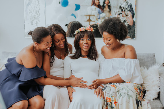 Airplane themed baby shower