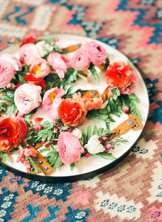 Colorful spring Texas wedding with Mexican details