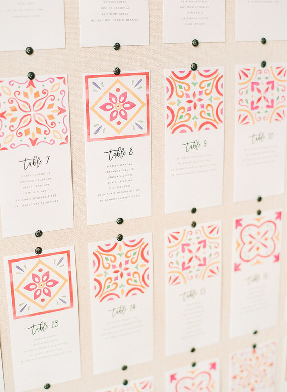 Colorful spring Texas wedding with Mexican details
