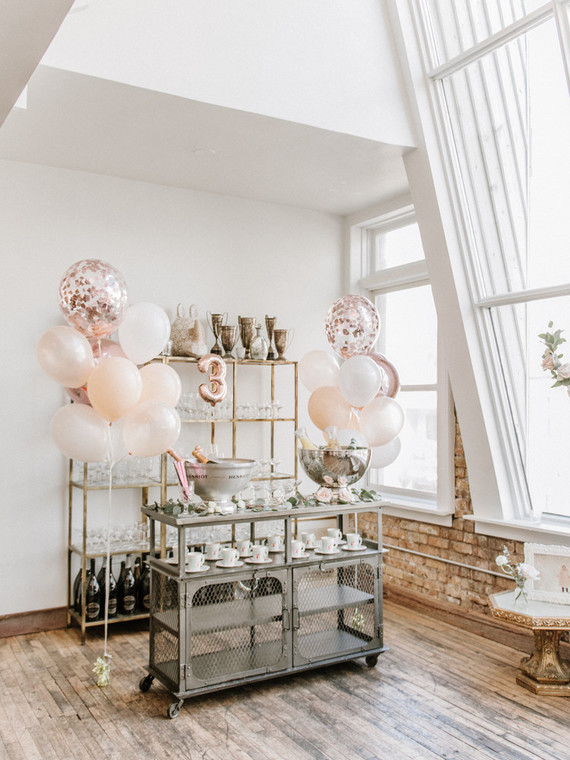 Luxe Parisian tea party 3rd birthday