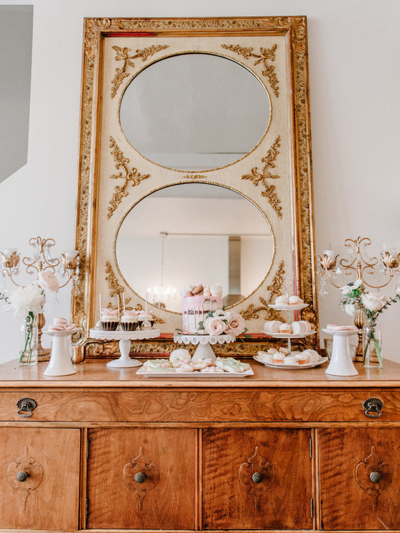 Luxe Parisian tea party 3rd birthday