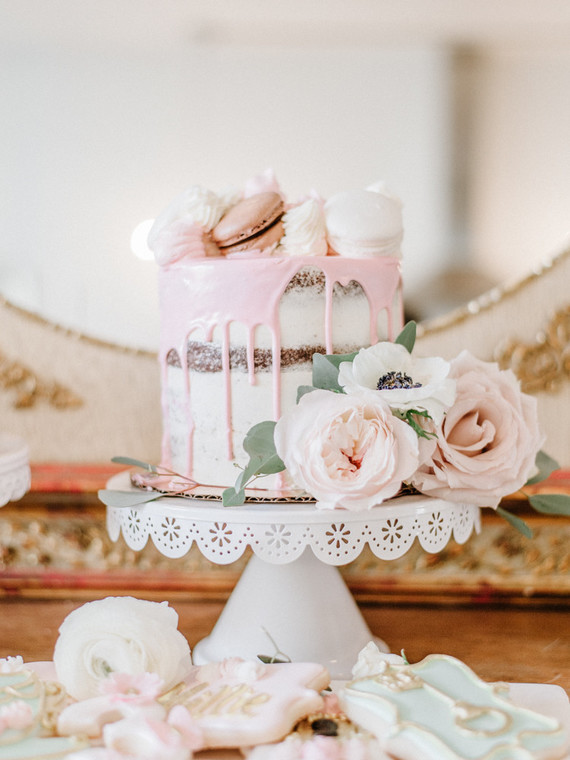 Luxe Parisian tea party 3rd birthday