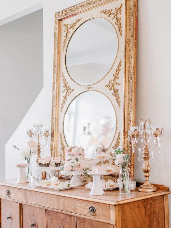 Luxe Parisian tea party 3rd birthday