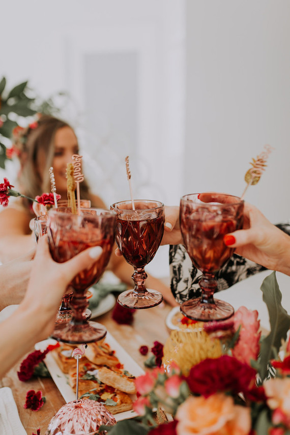 Tropical bachelorette party ideas in Palm Springs