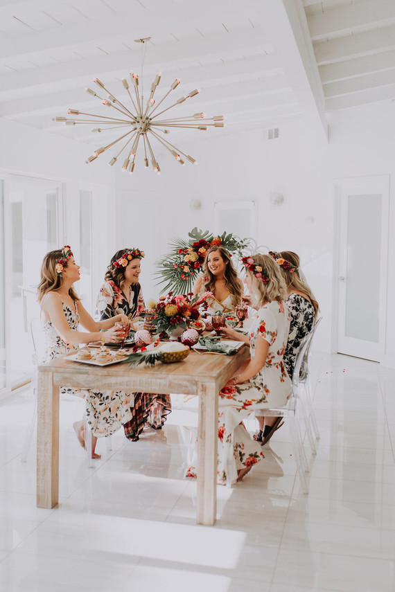 Tropical bachelorette party ideas in Palm Springs