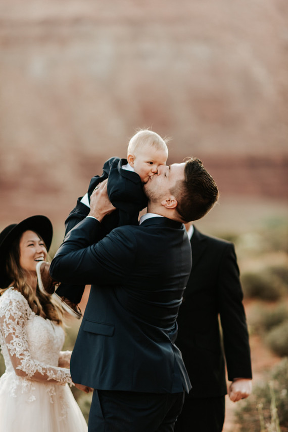 adventurous desert elopement in Moab, Utah