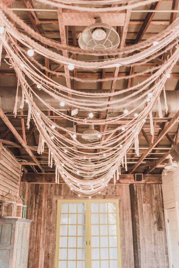 Rustic modern Jewish wedding at Terrain