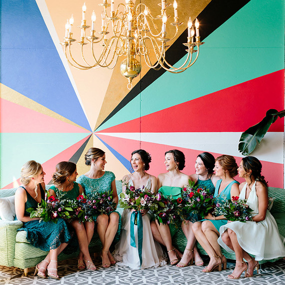 Colorful wedding at The Cheney Place in Grand Rapids