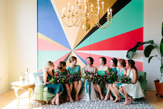 Colorful wedding at The Cheney Place in Grand Rapids