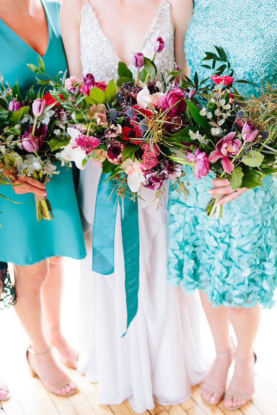 Colorful wedding at The Cheney Place in Grand Rapids