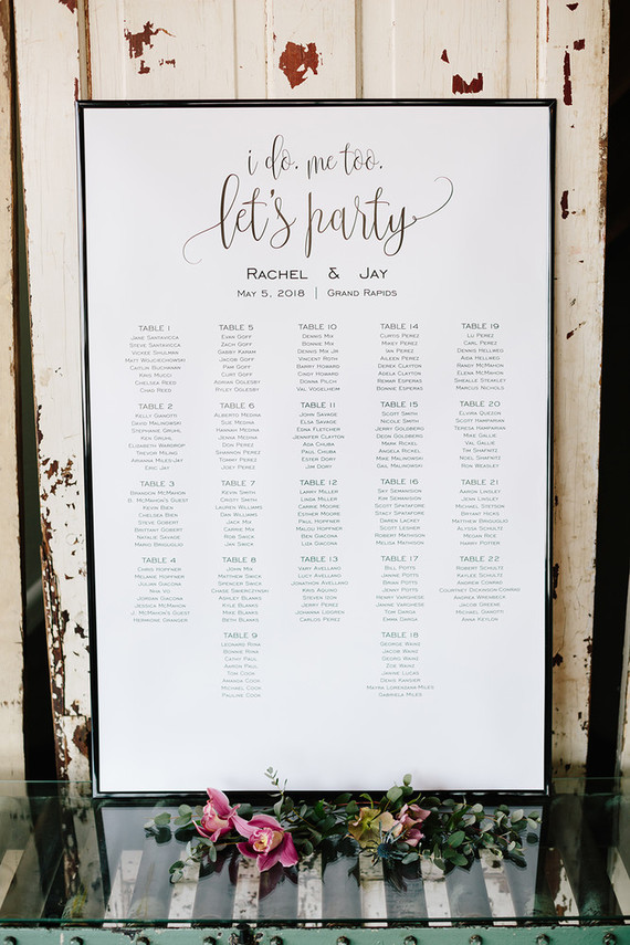 Colorful wedding at The Cheney Place in Grand Rapids