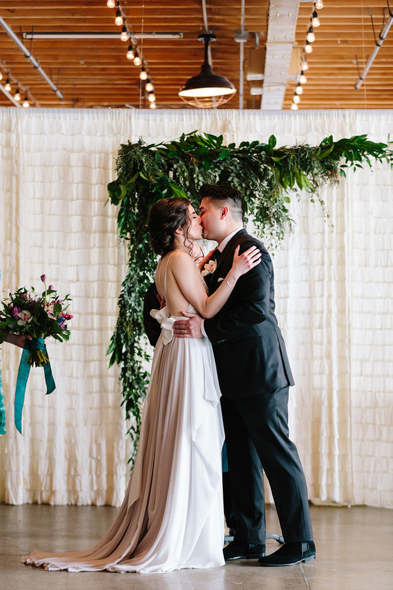 Colorful wedding at The Cheney Place in Grand Rapids