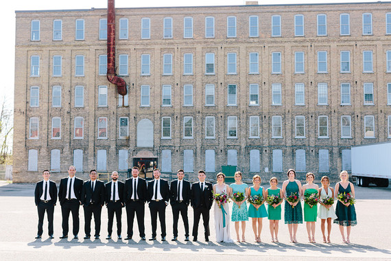 Colorful wedding at The Cheney Place in Grand Rapids