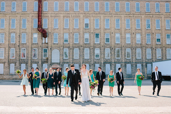 Colorful wedding at The Cheney Place in Grand Rapids