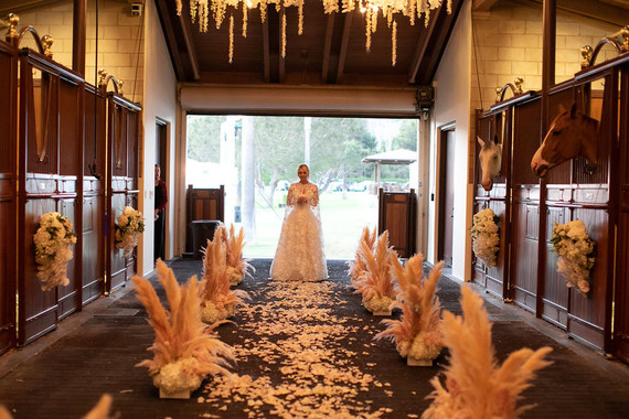 Kaley Cuoco's equestrian inspired ranch wedding in San Diego Inspiration