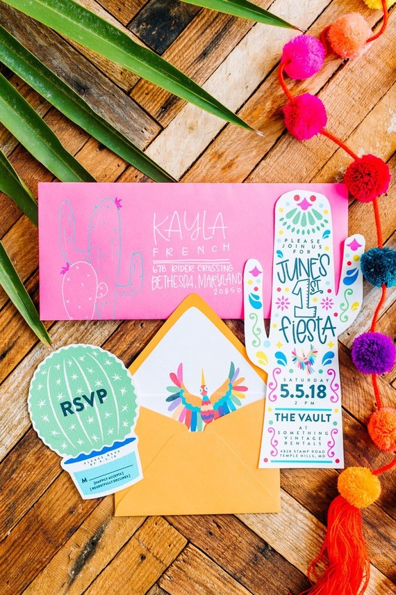 June's 1st birthday modern mexican fiesta Inspiration