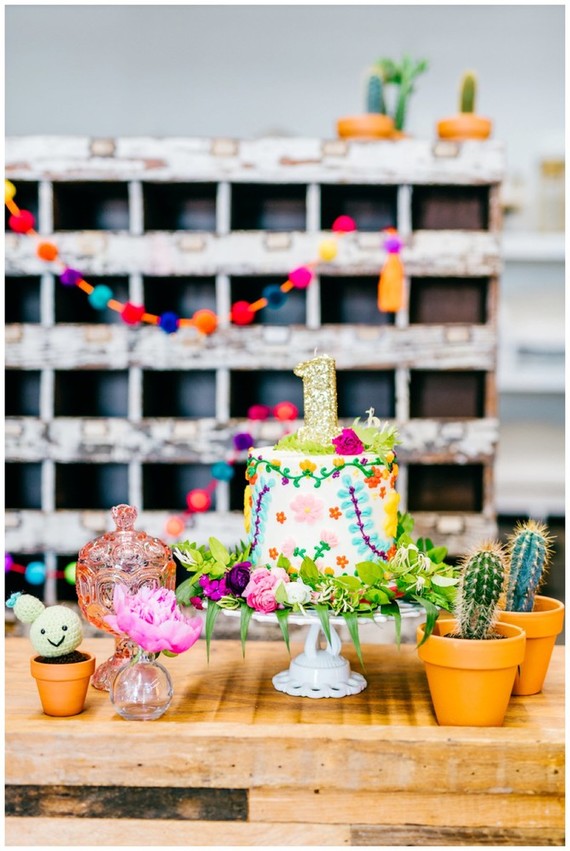 June's 1st birthday modern mexican fiesta Inspiration