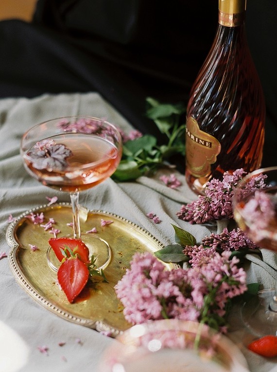 Moody romantic burgundy wedding ideas in France